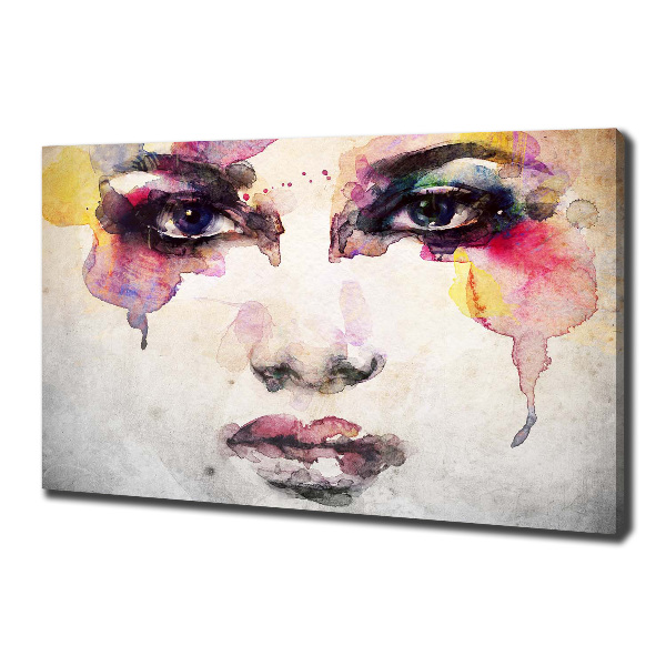 Canvas wall art Portrait of a woman