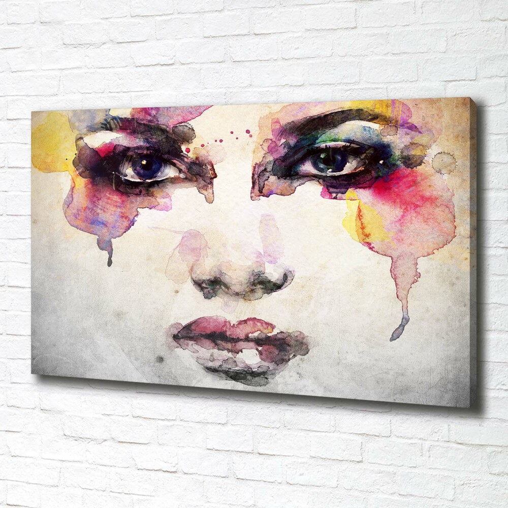 Canvas wall art Portrait of a woman