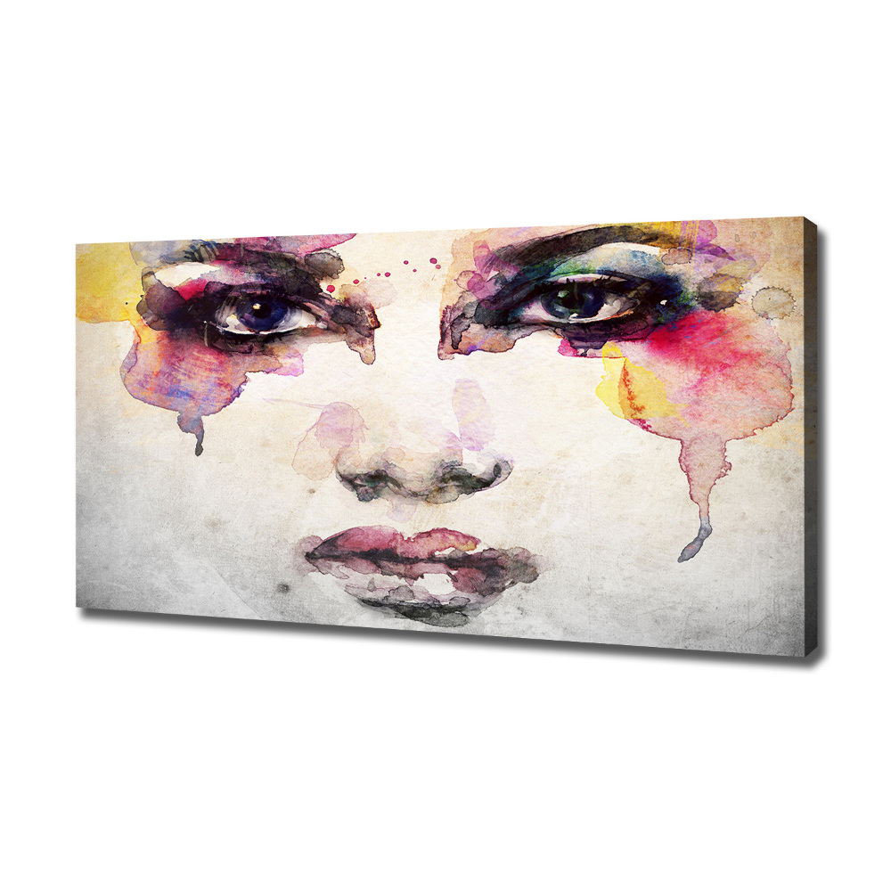 Canvas wall art Portrait of a woman