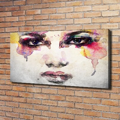 Canvas wall art Portrait of a woman