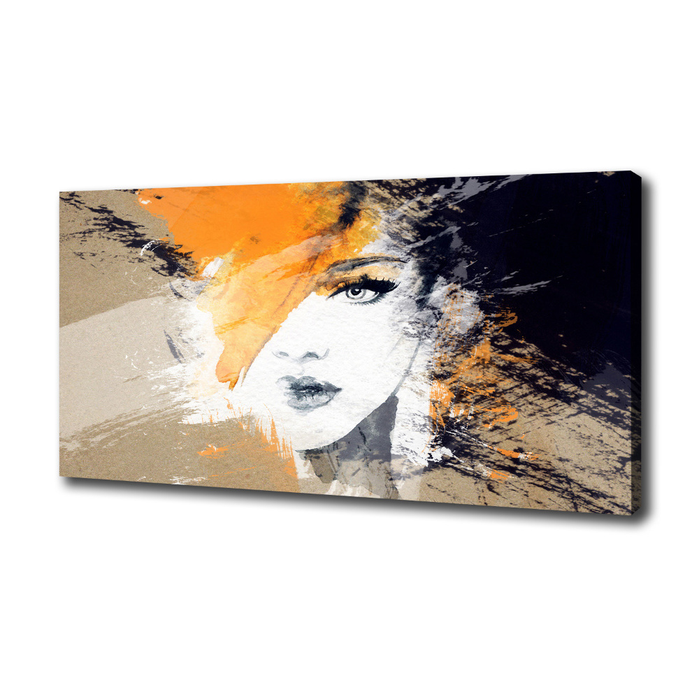 Canvas wall art Portrait of a woman