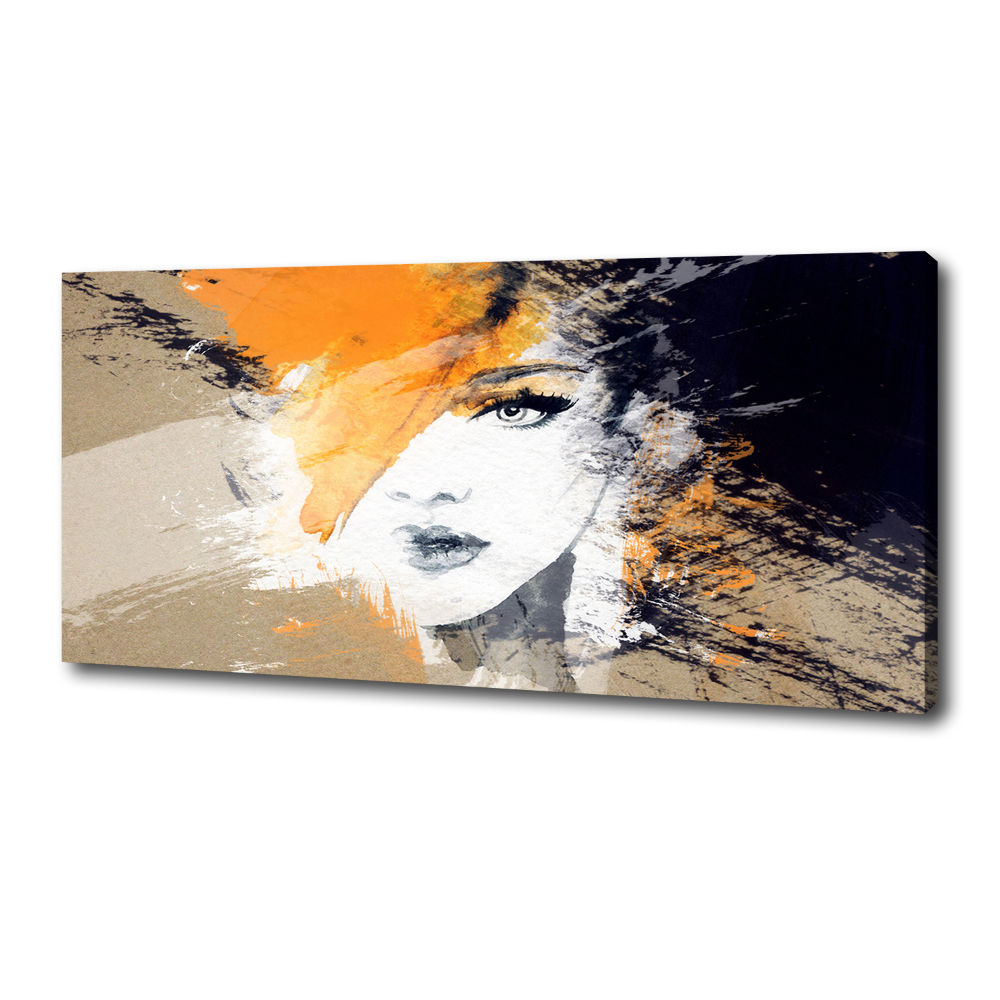 Canvas wall art Portrait of a woman