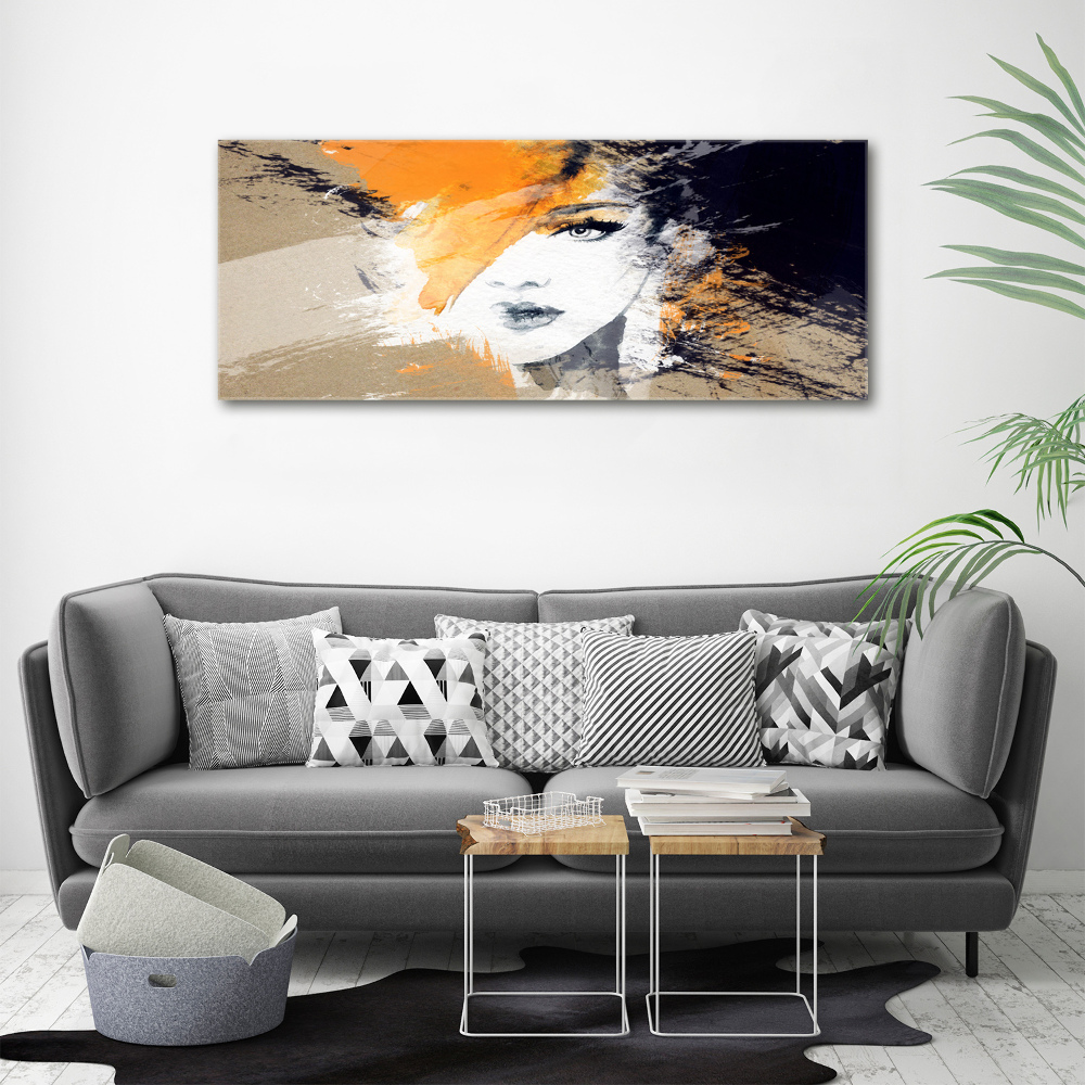 Canvas wall art Portrait of a woman