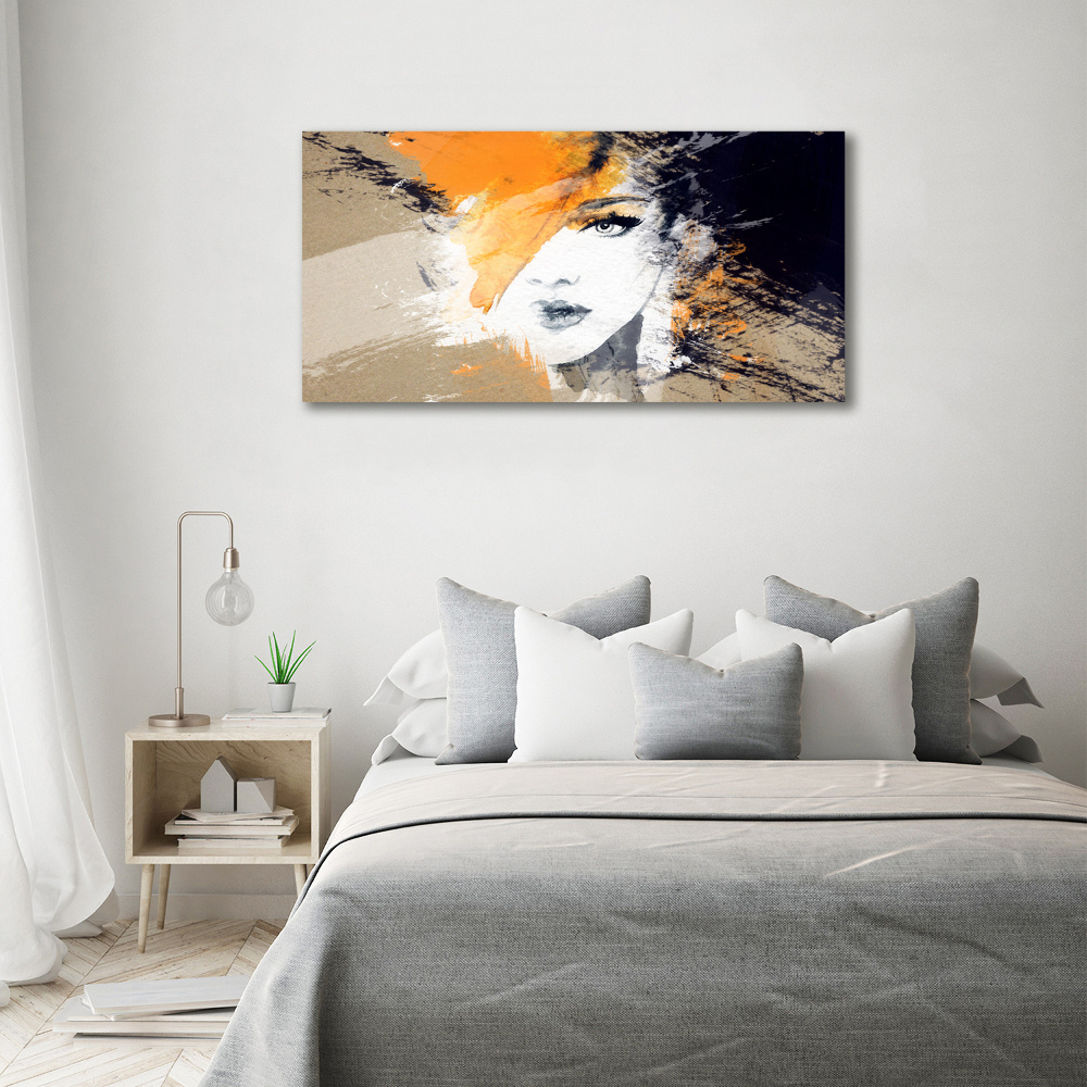 Canvas wall art Portrait of a woman