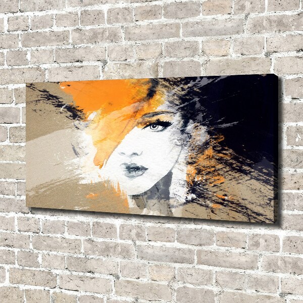 Canvas wall art Portrait of a woman