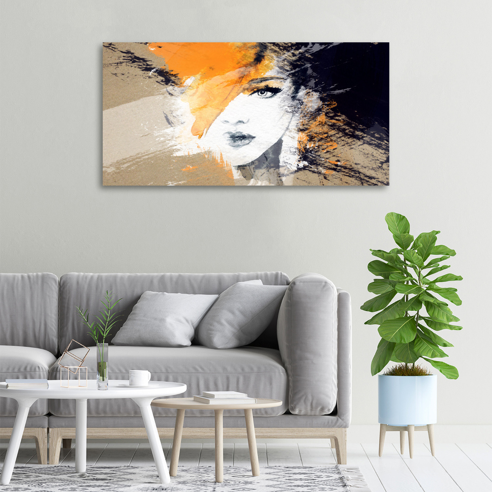 Canvas wall art Portrait of a woman