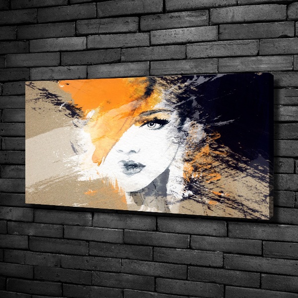 Canvas wall art Portrait of a woman