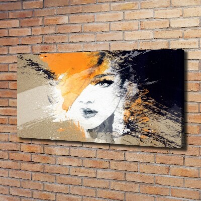 Canvas wall art Portrait of a woman