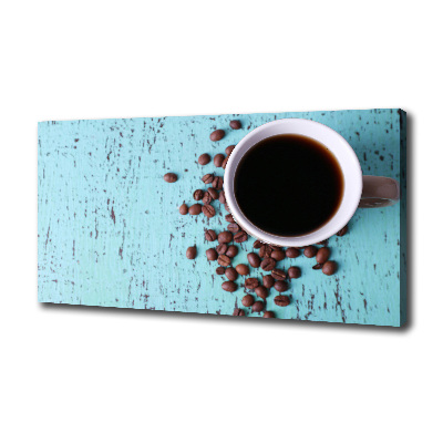 Canvas wall art Black coffee