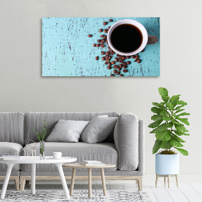 Canvas wall art Black coffee