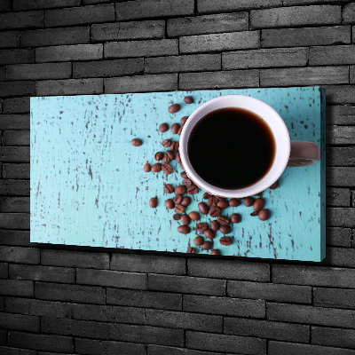 Canvas wall art Black coffee