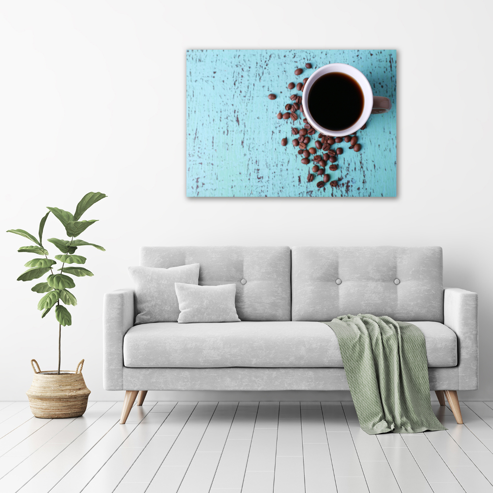 Canvas wall art Black coffee