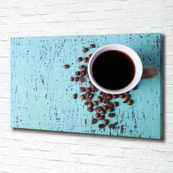 Canvas wall art Black coffee