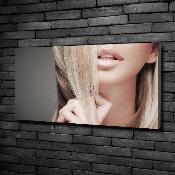 Canvas wall art Beautiful blonde