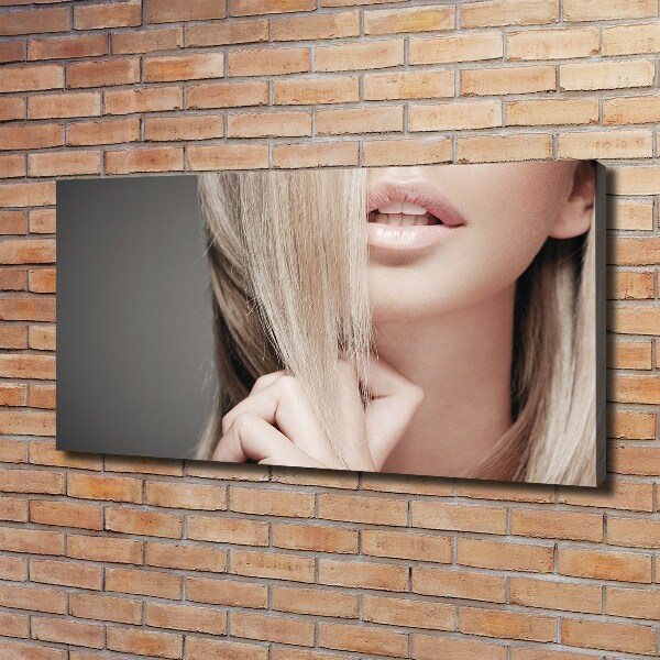 Canvas wall art Beautiful blonde