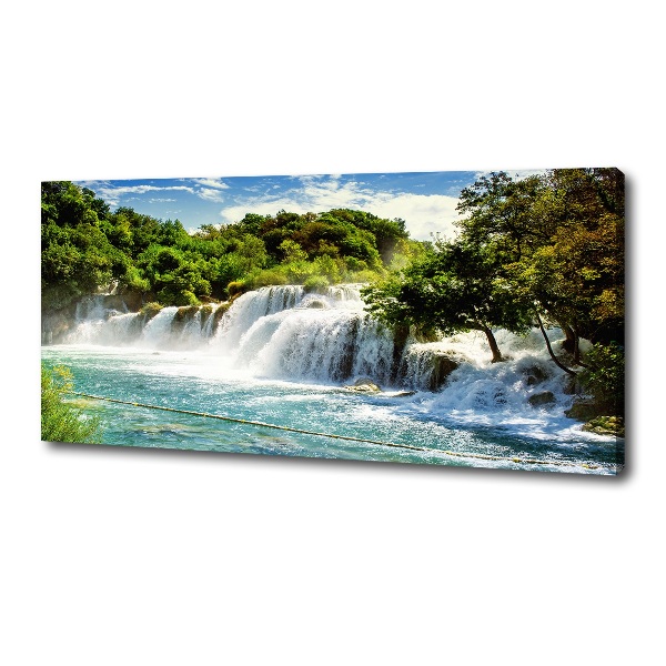 Canvas wall art KRKA waterfall