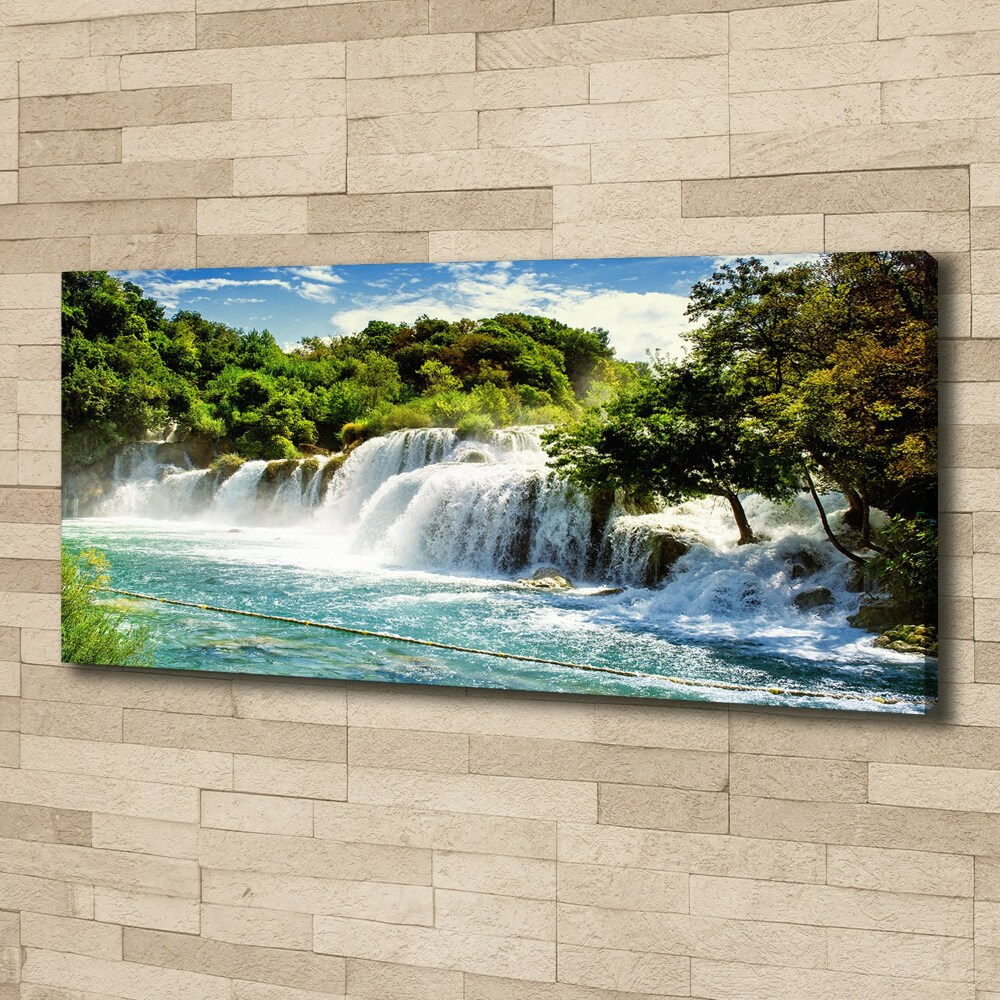 Canvas wall art KRKA waterfall