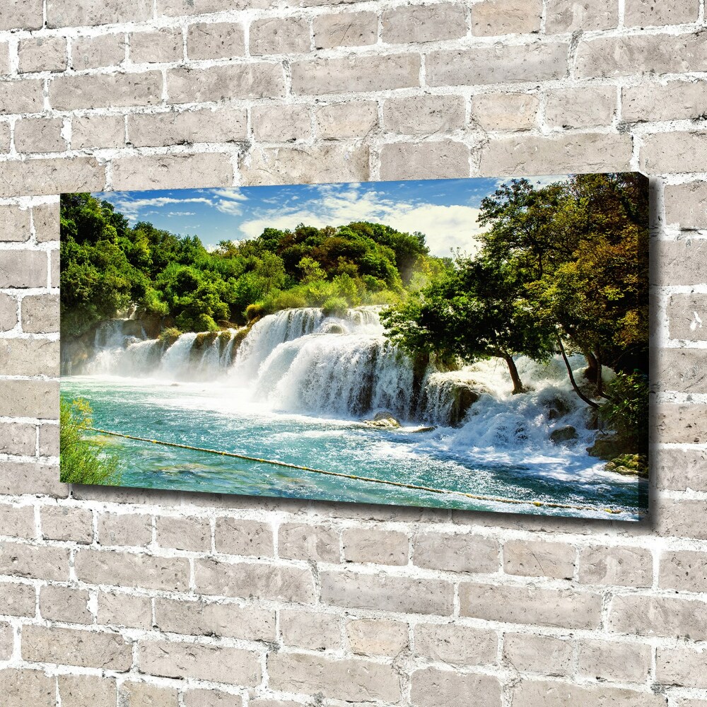 Canvas wall art KRKA waterfall