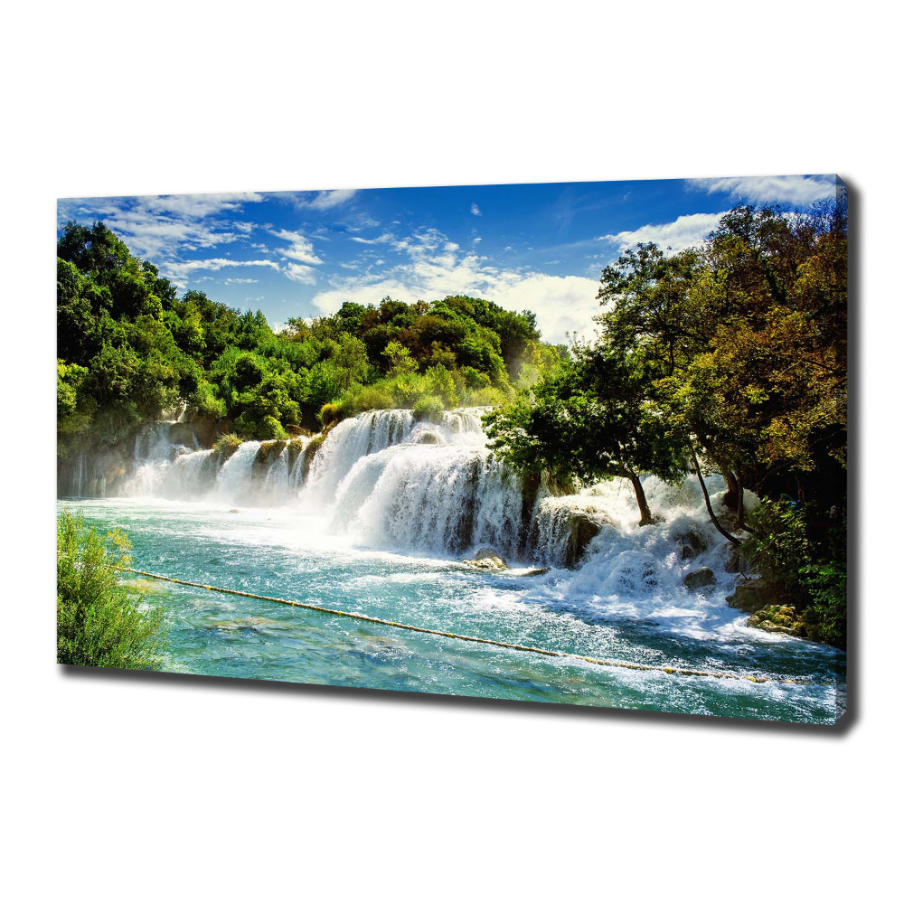 Canvas wall art KRKA waterfall