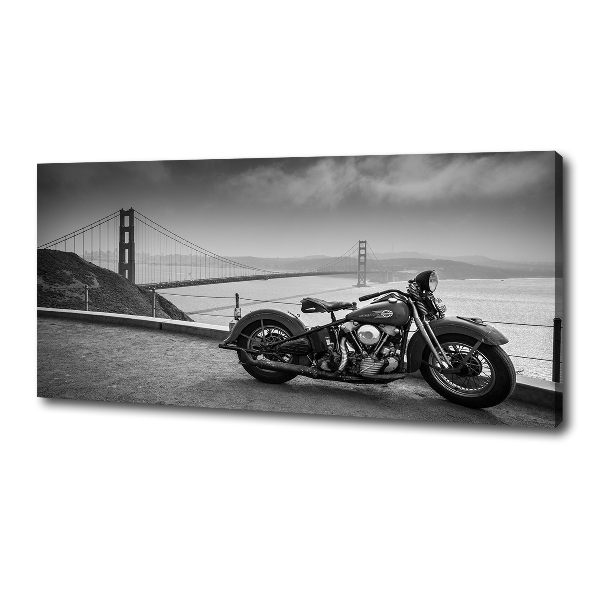 Canvas wall art Motorbike