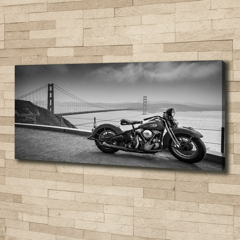 Canvas wall art Motorbike