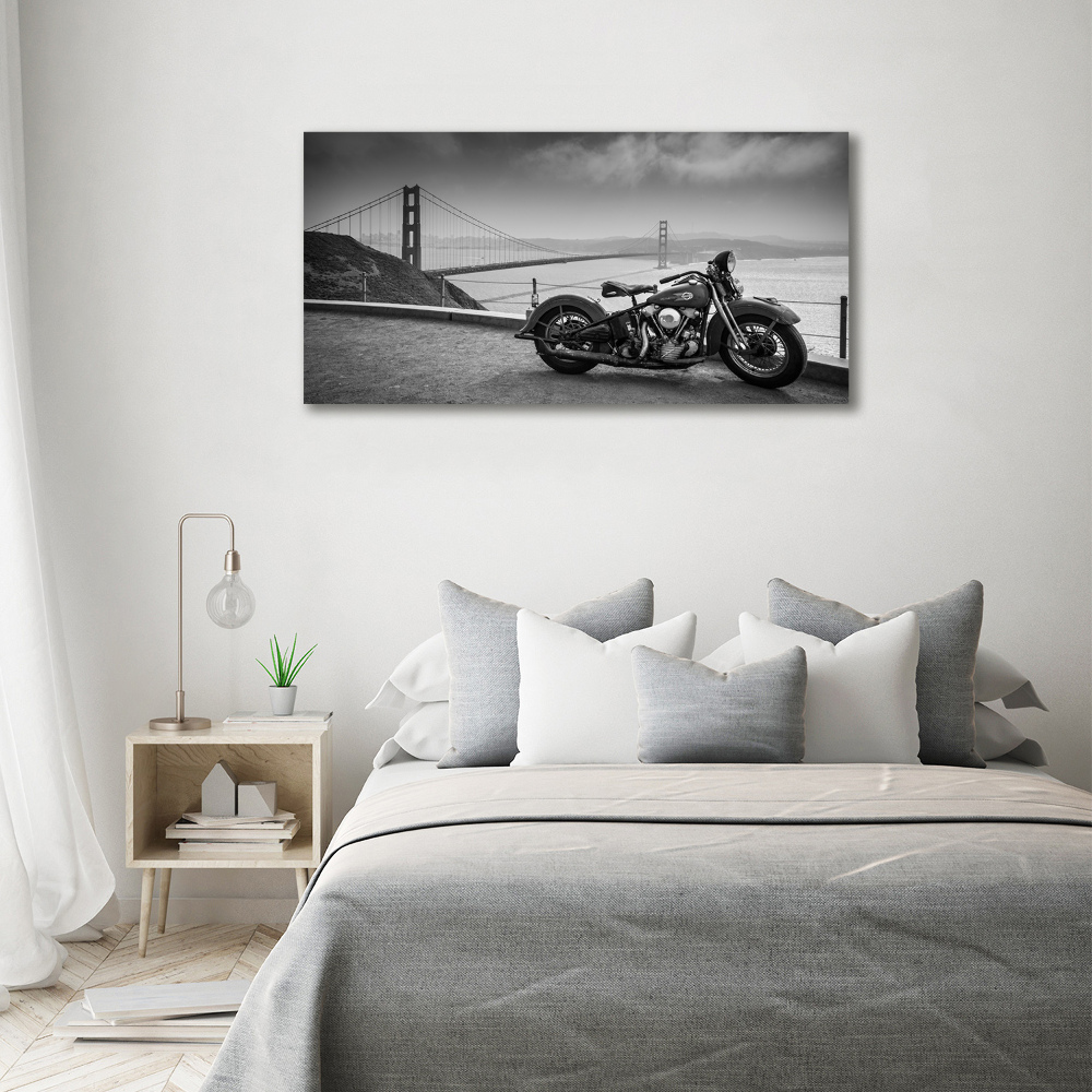 Canvas wall art Motorbike