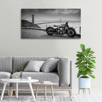 Canvas wall art Motorbike