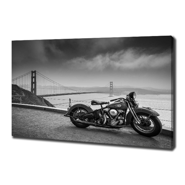 Canvas wall art Motorbike