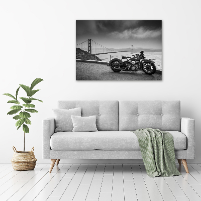 Canvas wall art Motorbike