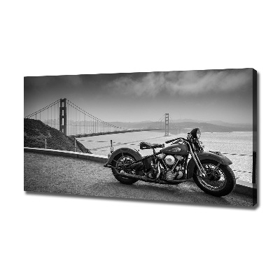 Canvas wall art Motorbike