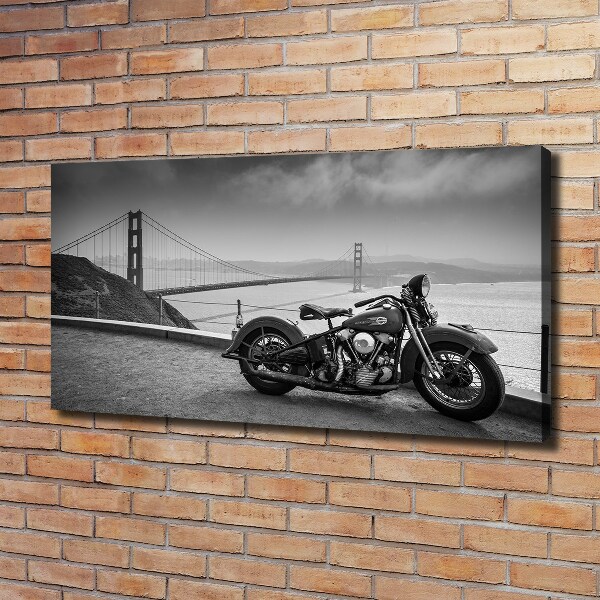 Canvas wall art Motorbike