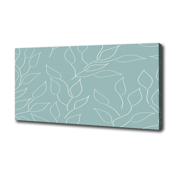 Canvas wall art Pattern leaves