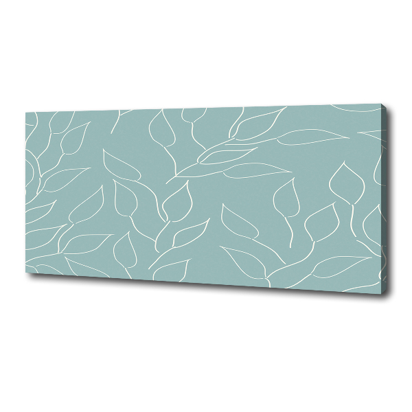 Canvas wall art Pattern leaves