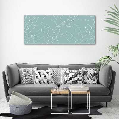 Canvas wall art Pattern leaves