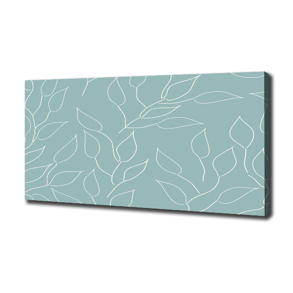 Canvas wall art Pattern leaves