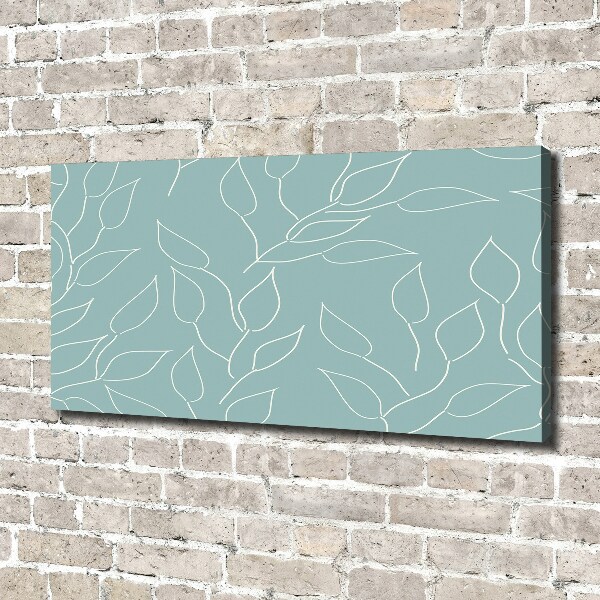 Canvas wall art Pattern leaves