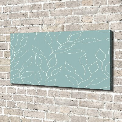 Canvas wall art Pattern leaves