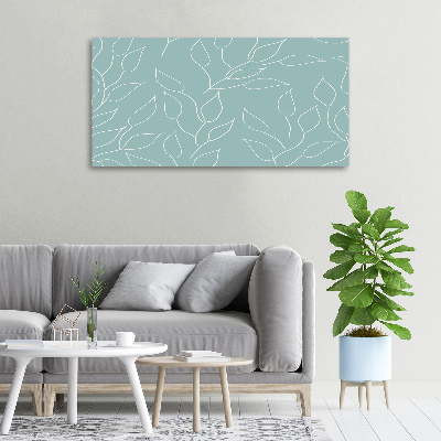 Canvas wall art Pattern leaves