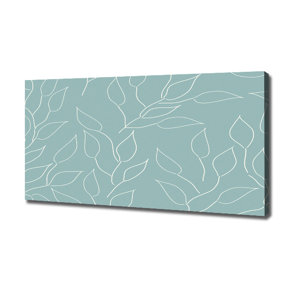 Canvas wall art Pattern leaves