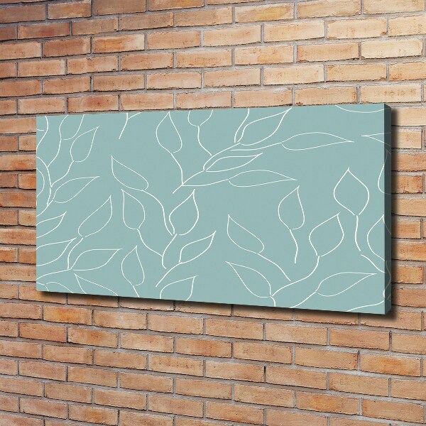 Canvas wall art Pattern leaves