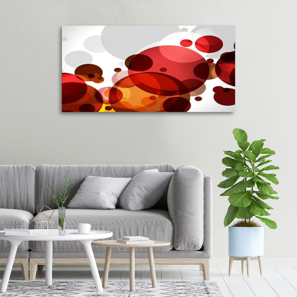 Canvas wall art Circle abstraction