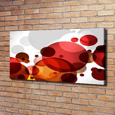 Canvas wall art Circle abstraction