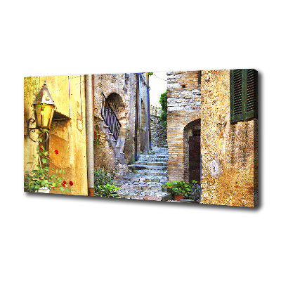 Canvas wall art Charming street