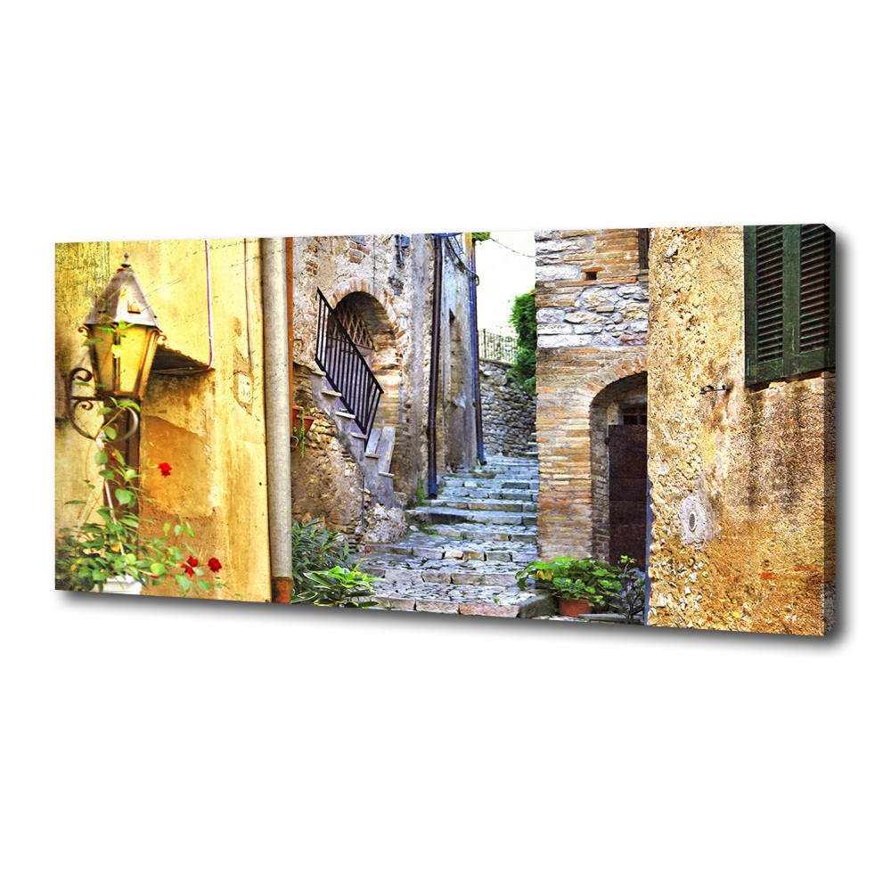 Canvas wall art Charming street