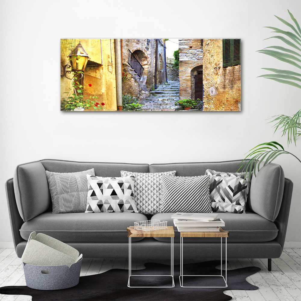 Canvas wall art Charming street