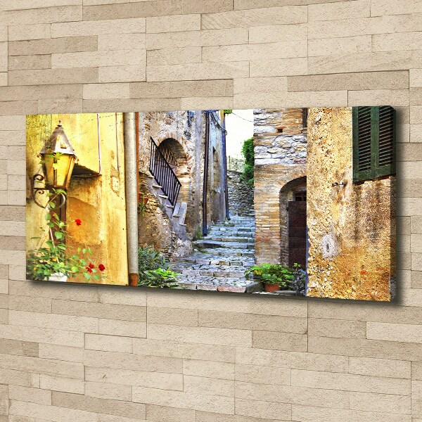 Canvas wall art Charming street