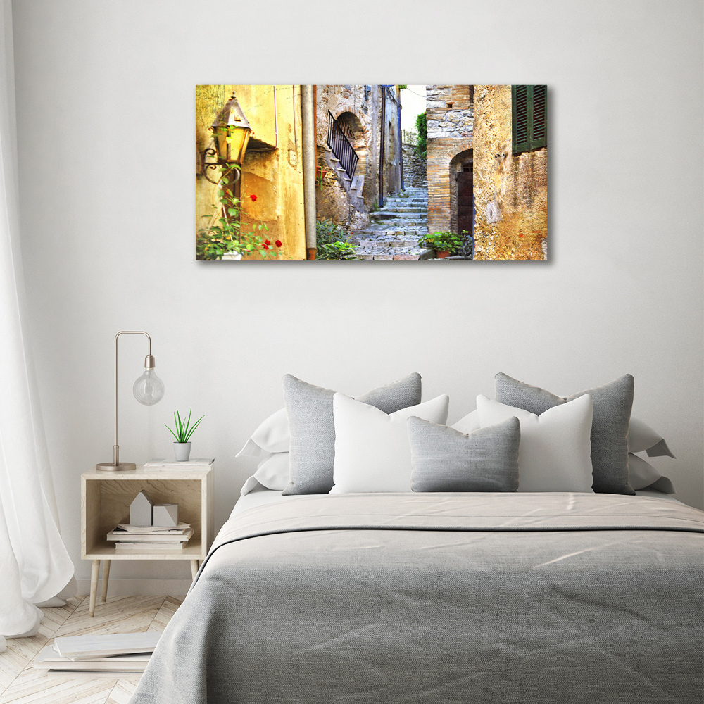 Canvas wall art Charming street