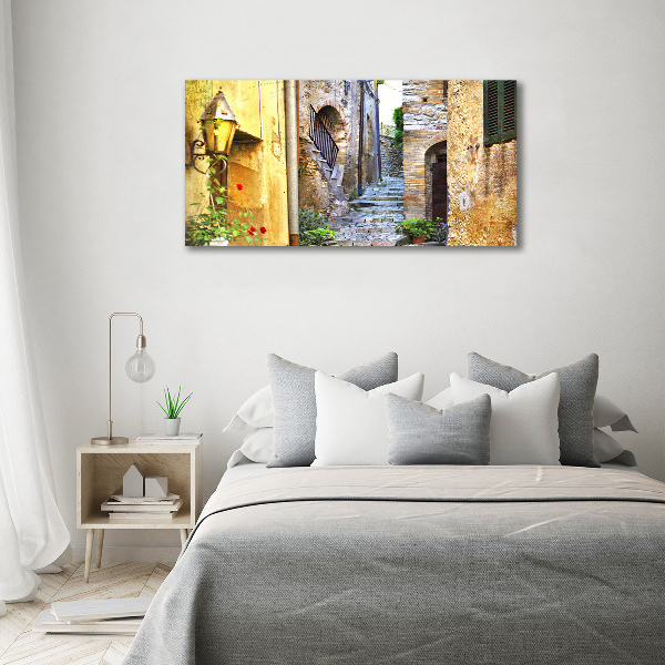 Canvas wall art Charming street