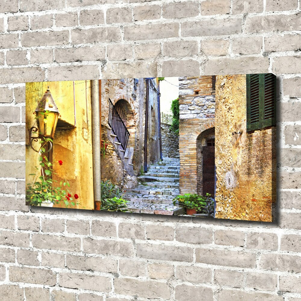 Canvas wall art Charming street