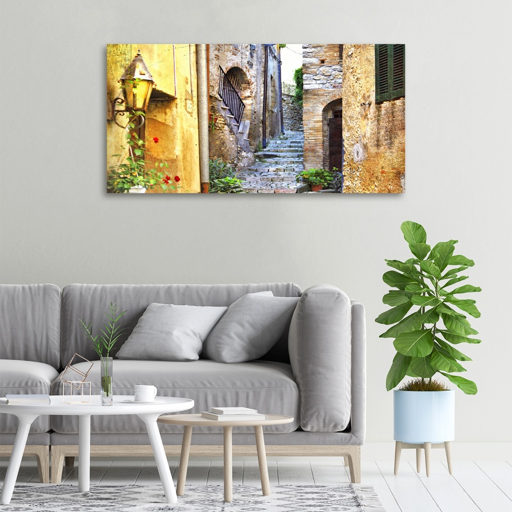 Canvas wall art Charming street